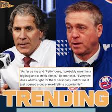 Avs coach Jared Bednar says he owes Patrick Roy a steak dinner for abruptly  stepping down as head coach, paving the way for him to take the reins 🥩😂  #GoAvsGo #ColoradoAvalanche #PatrickRoy #