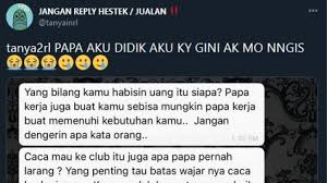 Pantun nasihat yang berjenis pantun yang isinya memberi nasihat kepada seseorang, tujuannya tentu menjadikan orang yang mendengarnyaberubah sifatnya menjadi baik. Beri Nasihat Soal Masa Muda Ke Anak Chat Wa Bapak Ini Jadi Sorotan Suara Kaltim
