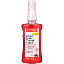 Topcare Sore Throat Phenol Oral Anesthetic Spray Cherry 6 Fl Oz Instacart