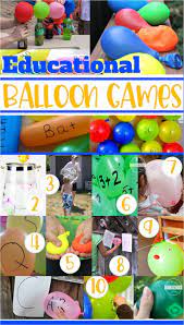 18 Educational Balloon Games Balloon Games Balloon Games For Kids Summer Activities