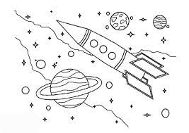 Ausmalbild Rakete Kostenlos 1 Geburtstag Malvorlagen Ausmalbilder Malbuch Vorlagen
