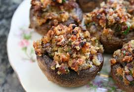 Grab that leftover cornbread dressing and cranberry sauce and with some mushrooms i love stuffed mushrooms of any kind, so it just made sense to makeover thanksgiving leftovers into these delicious babies. Stuffing Stuffed Mushrooms Thanksgiving Leftover Recipe Purely Consumed