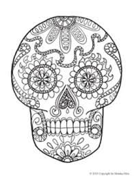 When printing this page, you must include the entire legal notice. Day Of The Dead And Life Sized Skeleton Coloring Sheets Tpt