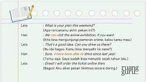 Setiap kalimat harus mempunyai subject dan predicator , dan mempunyai tiga arti documents similar to modul bhs inggris 1 (grammatical skill). Contoh Kalimat Modals Dalam Percakapan Bahasa Inggris Kelas 8