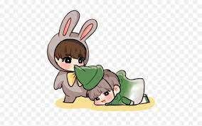This listing includes a cute… saved by yasmimsamyra. Cute Bts Cartoon Drawings Bts Chibi Emoji Bts Animal Emoji Free Transparent Emoji Emojipng Com