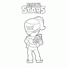 Brawl stars is a mobile game developed by supercell in 2018. Brawl Stars Kleurplaat Printen Leuk Voor Kids