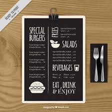 Download Special Menu Template In Blackboard For Free Modeles De Menu Cartes De Menu Carte Restaurant