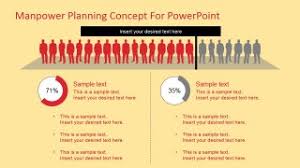 manpower planning concept for powerpoint slidemodel