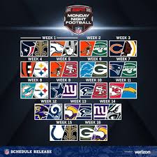 Oct 22, 2020 at 01:16 pm. Nfl Monday Night Football Schedule Facebook