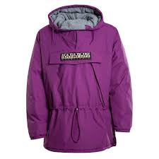 napapijri skidoo tribe pull over jacket mid purple bei kickz com