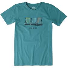 Women S Watercolor We Time Beach Chairs Crusher Tee Crusher Tees Tees Word Cat