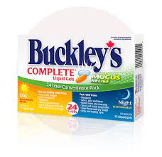 I must say that all the waiters and waitresses at buckley's are very good! Buckley S Complete Mucus Liquid Gels Day Night