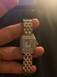The watch takes its name from the bracelet. Cartier Panthere Watch Ebay