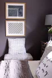 'metallics will help add warmth to a cool color palette. Master Bedroom Sneak Peek Black Frosted Plum Walls The Inspired Room