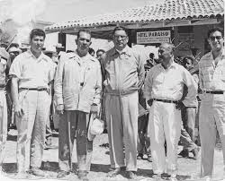 Puerto lázaro cárdenas, michoacán, mx 2016 bring in the cranes: Photograph Of President Lazaro Cardenas And Companions In Front Of The Download Scientific Diagram