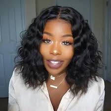 African american curly bob wigs,african american curly bob wigs at wigsbuy.com, you will save most with great selection, high quality product and free shipping worldwide! Short Black Middle Part Curly Capless African American Women Synthetic Hair Wig 15 Inches Wig Hairstyles Bob Hairstyles Hair Styles