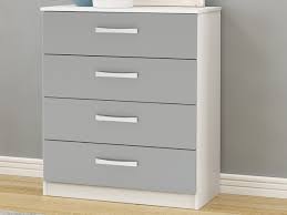 Maybe you would like to learn more about one of these? Birlea Lynx Grey High Gloss And White 4 Drawer Chest Of Drawers Flat Packed
