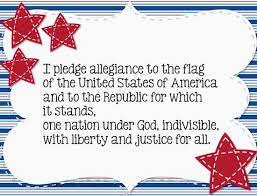 Happiness is homemade printed off my pledge of allegiance printable and then ran it through her minc to create this gorgeous foil print. Pledge Of Allegiance Classroom Images