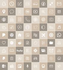 Neutral Tone 300 Aesthetic Custom App Icons Pack Iphone Etsy Iphone App Design App Icon Ios App Icon