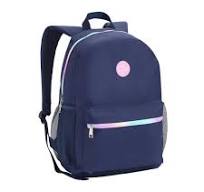 Mochila Feminina c/ Ziper Colorido MJ42012 Azul - Seanite ...