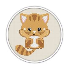 Easy animal cross stitch patterns. Easy Cat Cross Stitch Patterns Free Novocom Top