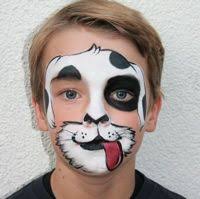 Hund Kinderschminken Schritt 12 Kinder Schminken Kinderschminken Kinderschminken Anleitung