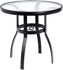 Kalco 800503 metro 30 inch wide. Woodard Aluminum Round Obscure Glass Top Bistro Table