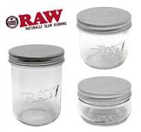 RAW SMELLPROOF GLASS STORAGE JAR