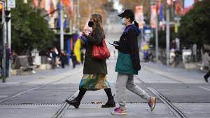 Melbourne lockdown, melbourne, victoria, australia. Njgws6rukxes2m
