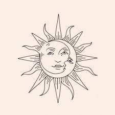 Vsco Emmafitzgerrell Tattoo Set Line Art Drawings Sun Tattoos