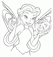 If your child loves interacting. Tinkerbell Halloween Coloring Pages Coloring Home