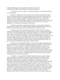 You may provide key notes, e.g. Chien Chun Yang Coverletter Pdf Medical Imaging Digital Signal Processing