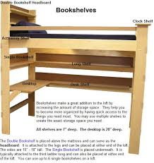 Loft Bookshelf Clear Text Jpg 560 595 Loft Bed Plans Kids Room Furniture Bunk Beds