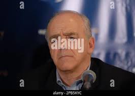 Michael Benoit, father of deceased pro wrestler, Chris Benoit speaks during  a press conference held by the Sports Legacy Institute, Wednesday, Sept. 5,  2007 in New York. Michael Benoit, told reporters Wednesday