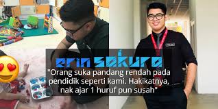 Ialah soalan yang biasa di tanya oleh penemuduga semasa temuduga memasuki apa jua bidang perguruan samada guru kpli, dpli, gstt dan sebagainya. Penat Belajar Tinggi Tingi Tapi Jadi Cikgu Taska Sekadar Basuh Berak Budak Je Erin Sakura News