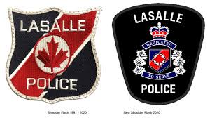 Lasalle Police Service Unveils New Shoulder Flash Design For Uniforms Ctv News Download 71,000+ royalty free flash symbol vector images. shoulder flash design for uniforms