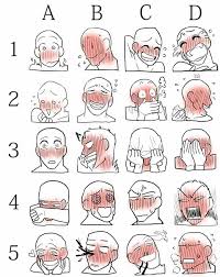 Cute Blushes For Draw Ur Squad Hehe Hope U Enjoy Drawing Expressions Art Reference Poses Drawing Face Expressions