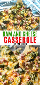 Ham Casserole With Broccoli And Cauliflower Rice Curbing Carbs In 2020 Healthy Casserole Recipes Healthy Low Carb Dinners Ham Casserole