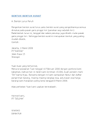Semi block style memang bentuk penulisan yang paling banyak digunakan membuat surat resmi. Bentuk Surat Semi Block Style Pesanan Barang Easy Block Letters