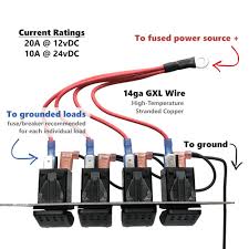 Wiring a spdt rocker switch wire center •. 4 Gang Marine Rocker Switch Panel Mgi Speedware