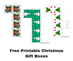 Christmas Box Template Printable