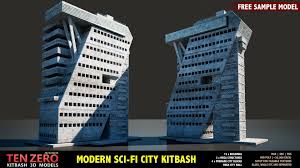 Download buildings free 3d models. 3d Model Free Modern Sci Fi Building Cgtrader