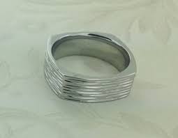 The code has been analyzed many times by many other developers. Square Tree Bark Cobalt Chrome Wedding Ring Unique Titanium Wedding Rings