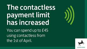 With an estimated 112 million contactless cards in the united kingdom, contactless payment systems such as bank cards or mobile phones now account for one in three payments in the united kingdom. Lloyds Bank On Twitter Retailers Will Begin To Roll Out A New 45 Contactless Card Payment Limit From The 1st April 2020 For More Information On How We Re Supporting You Visit Https T Co 6ibgl14rge