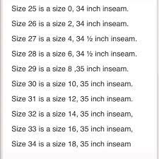 Miss Me Silver And Rock Revival Size Charts Miss Me Size Chart Miss Me Jeans Sizes Miss Me Jeans