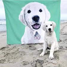 Make sure they feel special by designing a luxurious custom pet blanket for your furry friend. Custom Dog Blanket Personalized Pet Photo Blanket Art Portrait Blanket Get Photo Blanket