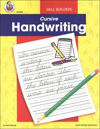 Cursive handwriting is a form of writing in which the letters are connected, in an attempt to write faster. Skill Builders Cursive Handwriting Frank Schaffer Publications 9780867349207