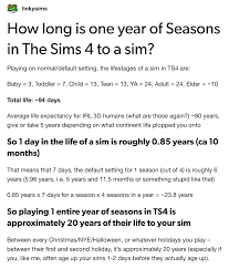 This will age them up. Calculated How Long Is 1 Day Or 1 Year To A Sim In The Sims 4 Seasons Thesims