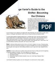 Check spelling or type a new query. Archmage Variel S Guide To The Shifter Pdf Pdf