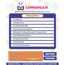 Lowongan tukang kebun malang / dibutuhkan tukang kayu dan merawat kebun buah sayuran berbah sleman kab. Lowongan Tukang Kebun Malang Lokersolo Lowongan Pekerjaan Dibutuhkan Tukang Kebun Facebook